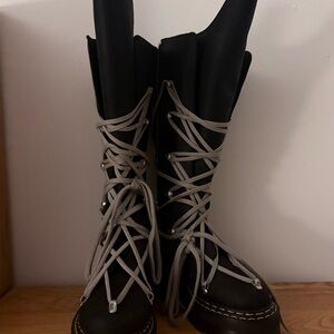 Rick Owens x Doc Martens Pentalace
Quad Boots